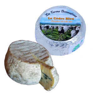 Le cèdre bleu : fromage fermier fabriqué par la ferme Bonnafoux