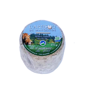 L'Artisou de la Margeride : fromage fermier au lait cru fabriqué par la ferme Bonnafoux