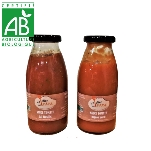 Sauce tomate à base de légumes bio d'Auvergne